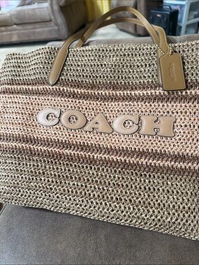 Coach Straw bag
